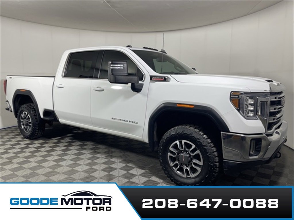 Used 2021 GMC Sierra 2500HD SLE with VIN 1GT49MEY3MF171969 for sale in Burley, ID