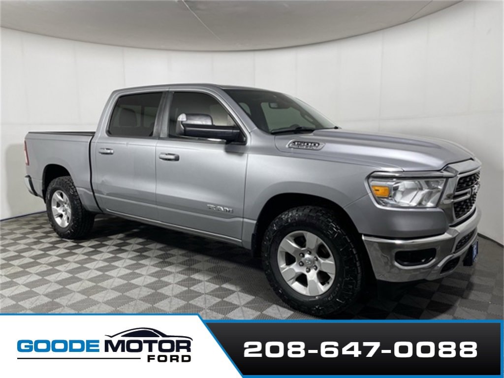 Used 2022 RAM Ram 1500 Pickup Big Horn/Lone Star with VIN 1C6SRFFTXNN239544 for sale in Burley, ID