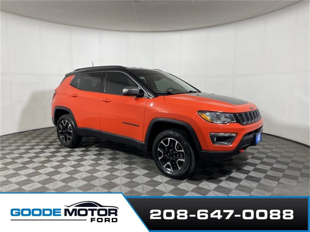 Used 2021 Jeep Compass Trailhawk with VIN 3C4NJDDB4MT546136 for sale in Burley, ID