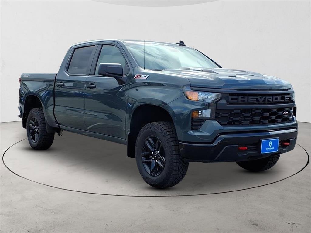 New 2025 Chevrolet Silverado 1500 Custom Trail Boss Truck Crew Cab