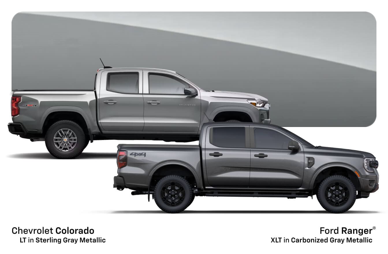Chevy Colorado vs. Ford Ranger Trims