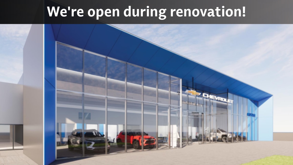 Store front of Goodwin Chevrolet Brunswick in Brunswick, Maine.