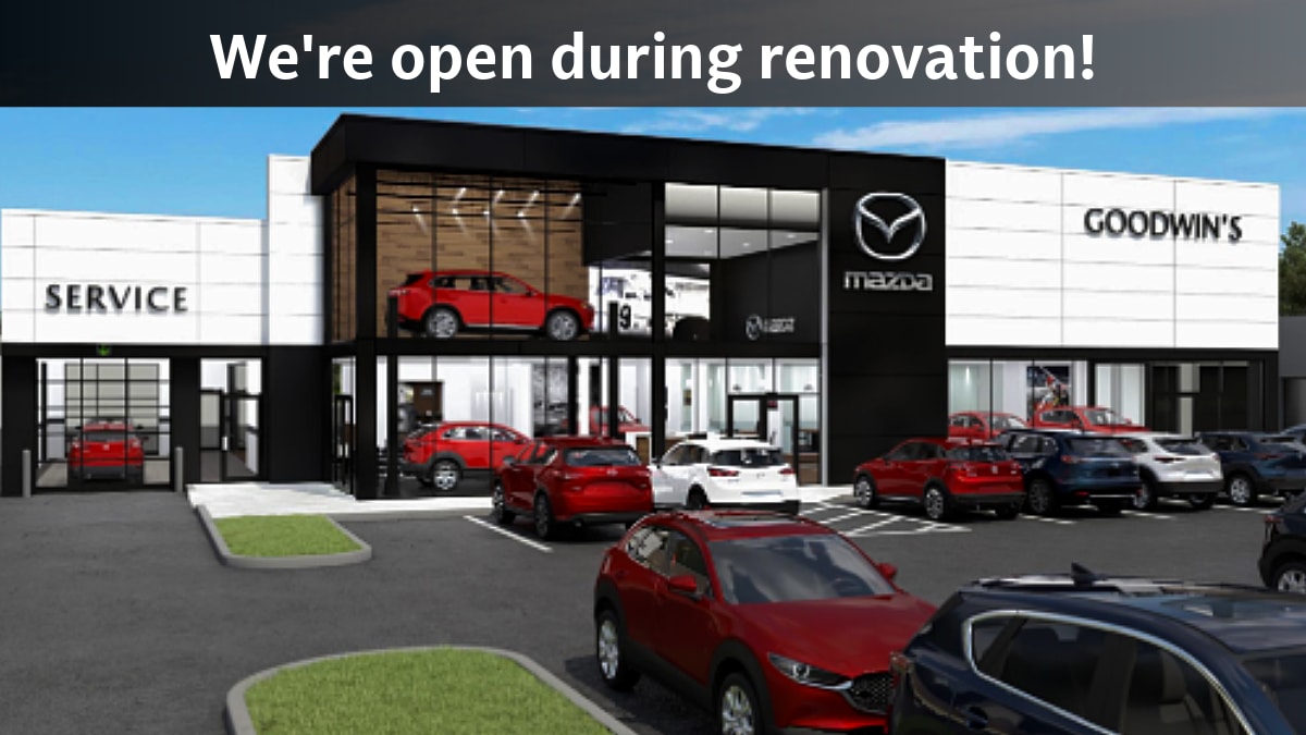 Storefront of Goodwin Mazda in Brunswick, Maine