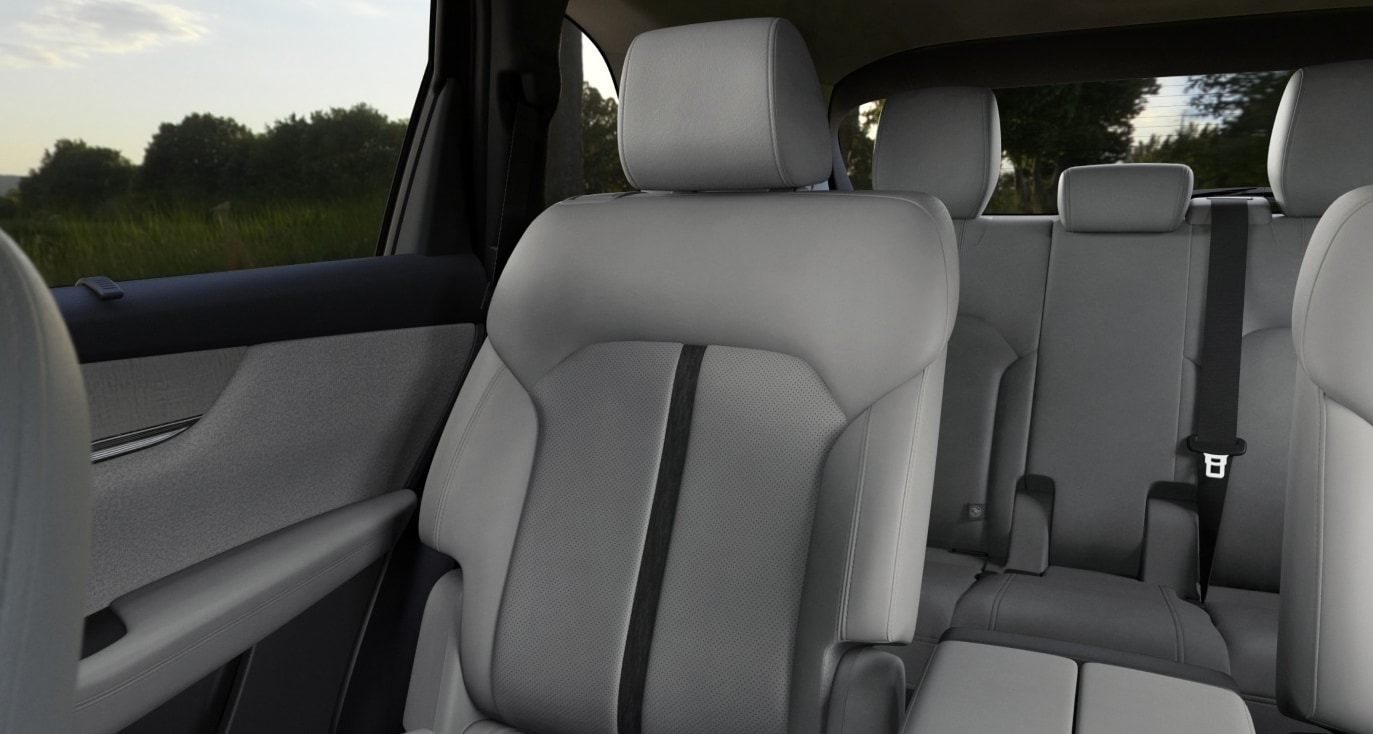 The interior seating of the 2026 Mazda CX-90