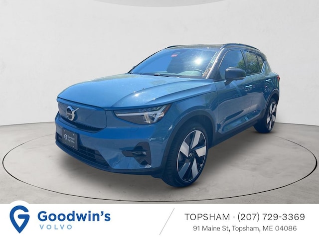 Featured used 2023 Volvo XC40 Recharge Pure Electric Ultimate SUV in Topsham, near Portland, ME