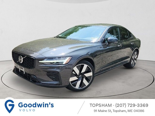 Featured used 2025 Volvo S60 Plug-In Hybrid T8 Plus Sedan in Topsham, near Portland, ME