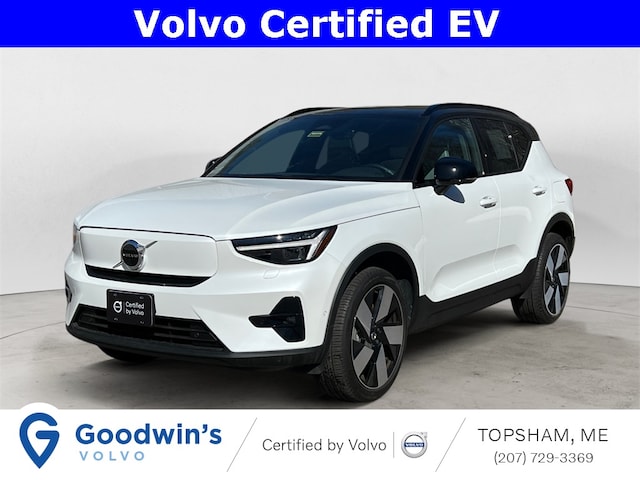 Featured used 2023 Volvo XC40 Recharge Pure Electric Ultimate SUV in Topsham, near Portland, ME