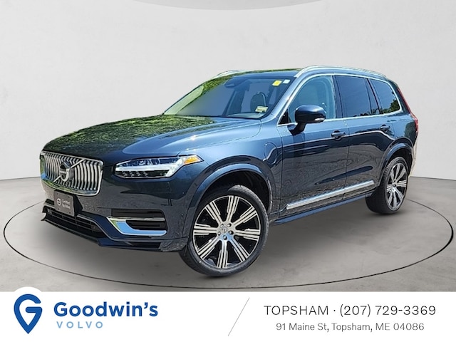 Featured used 2024 Volvo XC90 Recharge Plug-In Hybrid T8 Plus 6 Passenger SUV in Topsham, near Portland, ME