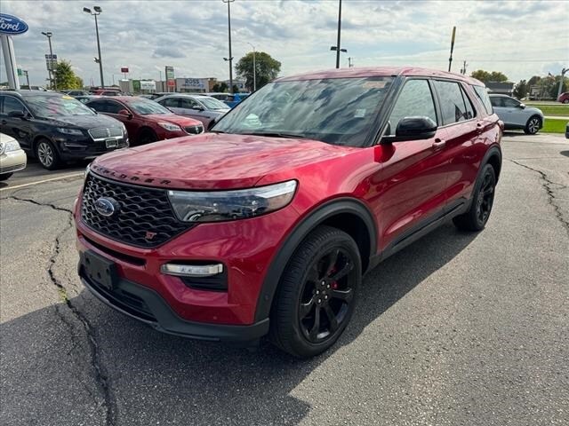 Certified 2021 Ford Explorer ST with VIN 1FM5K8GC8MGC11969 for sale in Janesville, WI