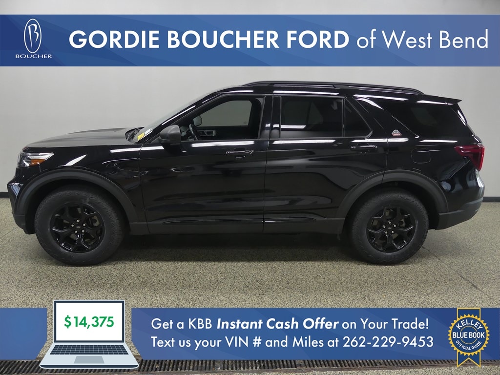 Certified 2022 Ford Explorer TIMBERLINE with VIN 1FMSK8JH0NGA20684 for sale in West Bend, WI