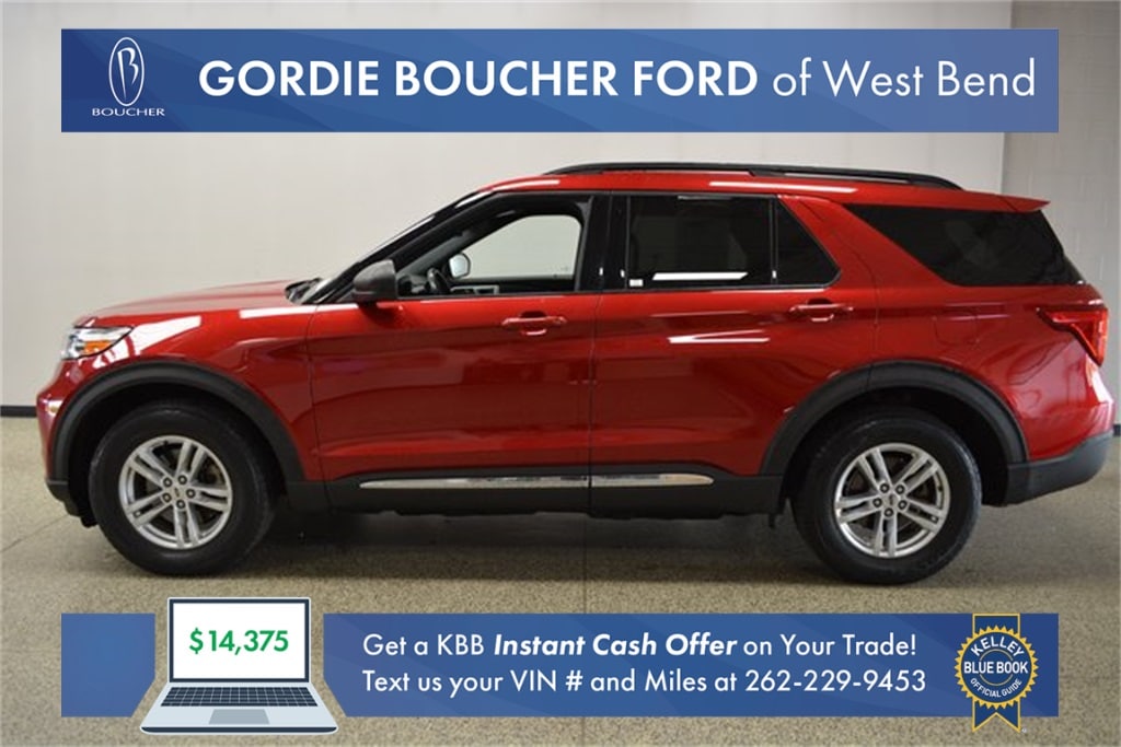 Certified 2020 Ford Explorer XLT with VIN 1FMSK8DHXLGB93542 for sale in West Bend, WI