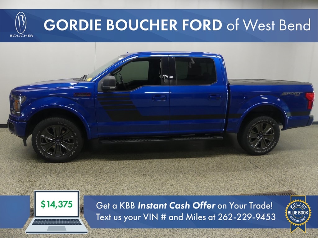 Certified 2018 Ford F-150 XLT with VIN 1FTEW1EP2JFA70016 for sale in West Bend, WI