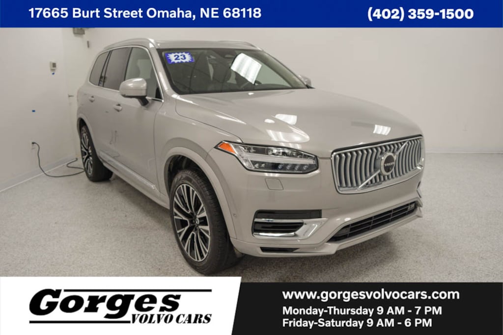 Certified 2023 Volvo XC90 Recharge Plug-In Hybrid Plus Bright 7-Seater SUV