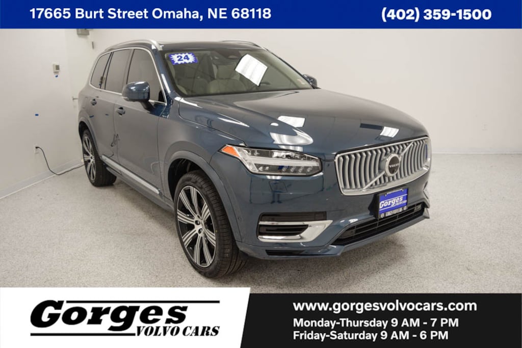 Certified 2024 Volvo XC90 plug-in hybrid T8 Plus Bright 7-Seater SUV