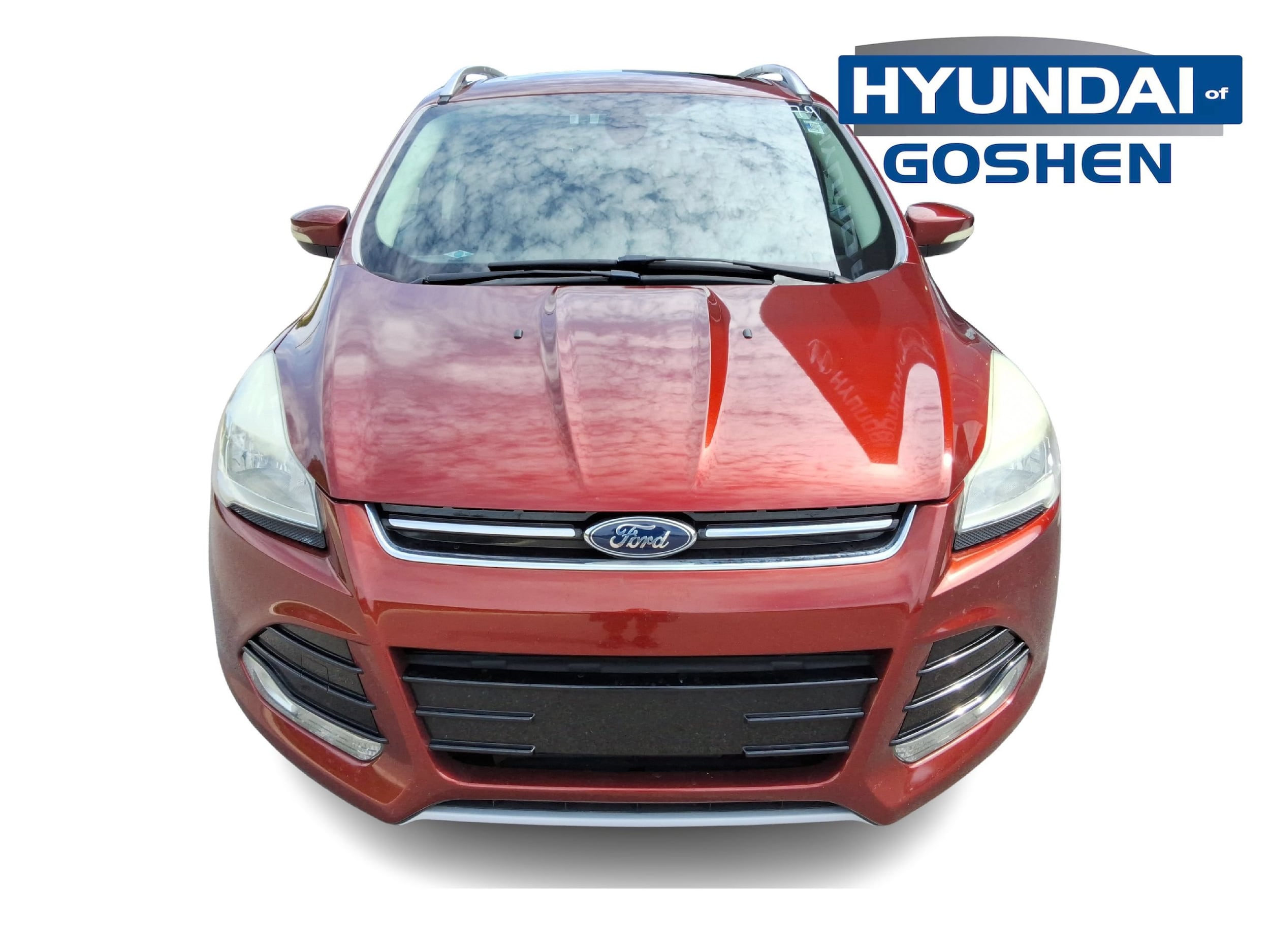 Used 2014 Ford Escape Titanium with VIN 1FMCU9J91EUA92296 for sale in Goshen, IN