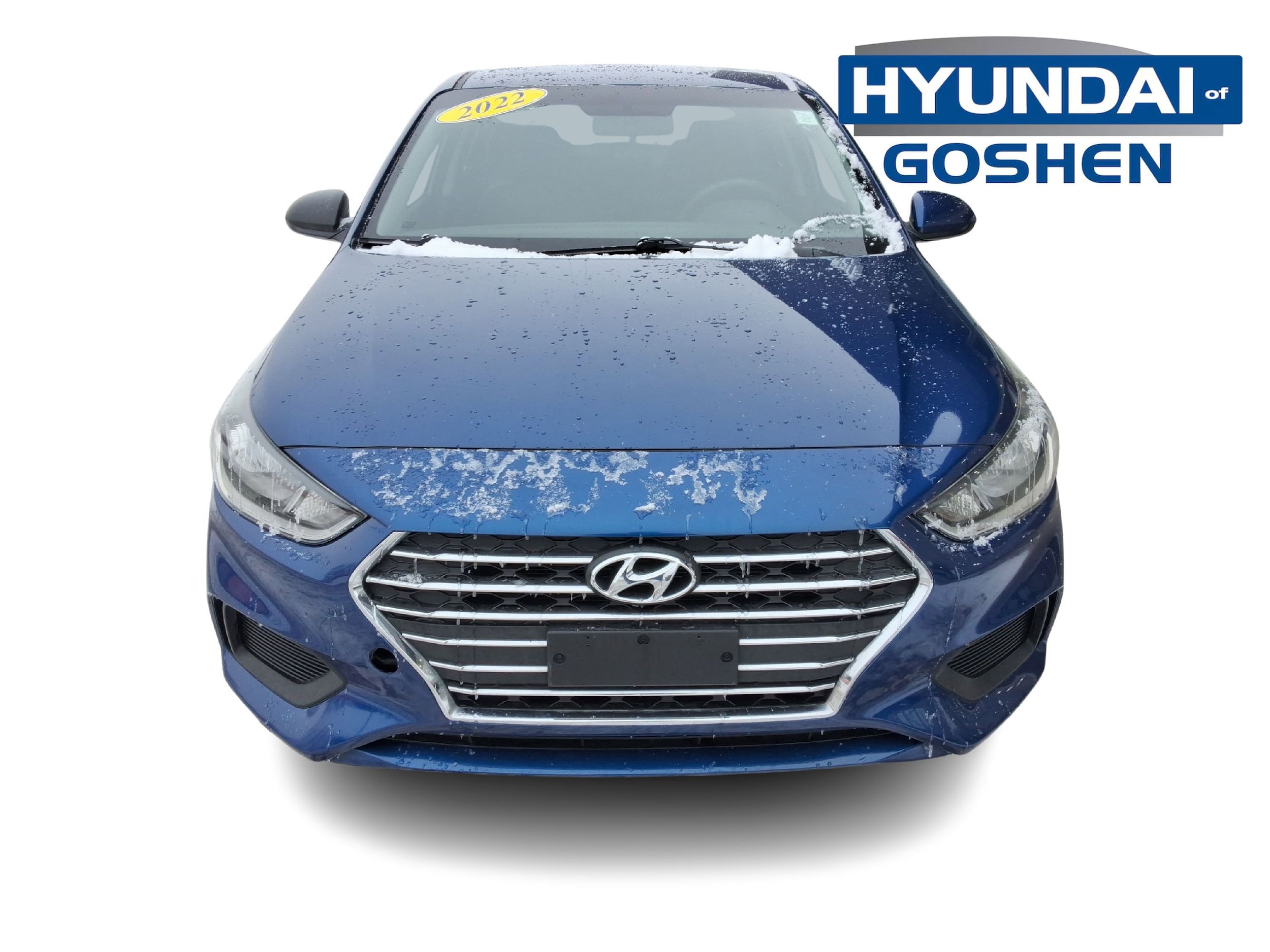 Used 2022 Hyundai Accent SE with VIN 3KPC24A63NE156128 for sale in Goshen, IN