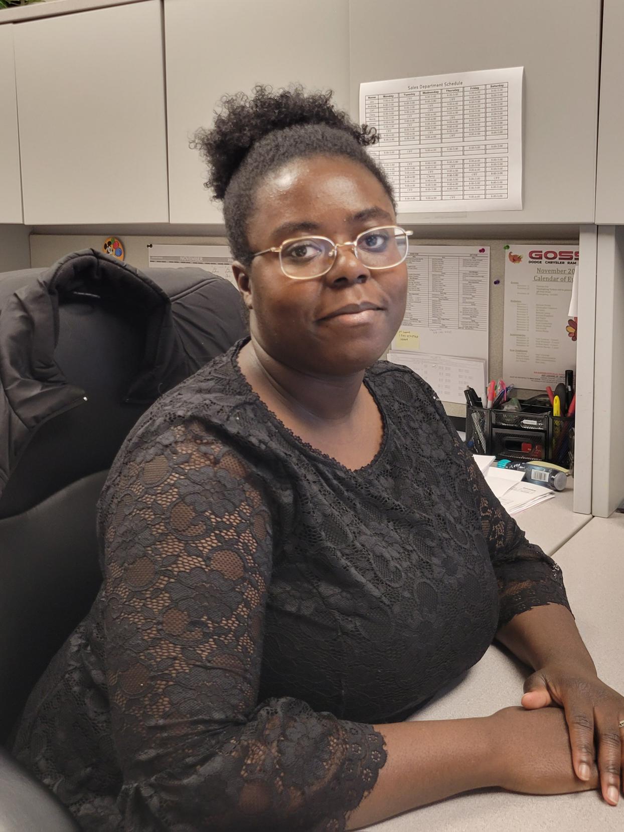 Staff member Victoria Sajaw from a0397a68d7aa