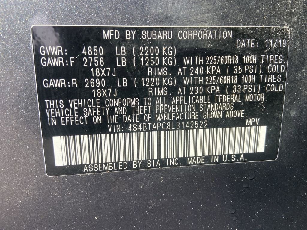 2020 Subaru Outback Touring - Photo 35