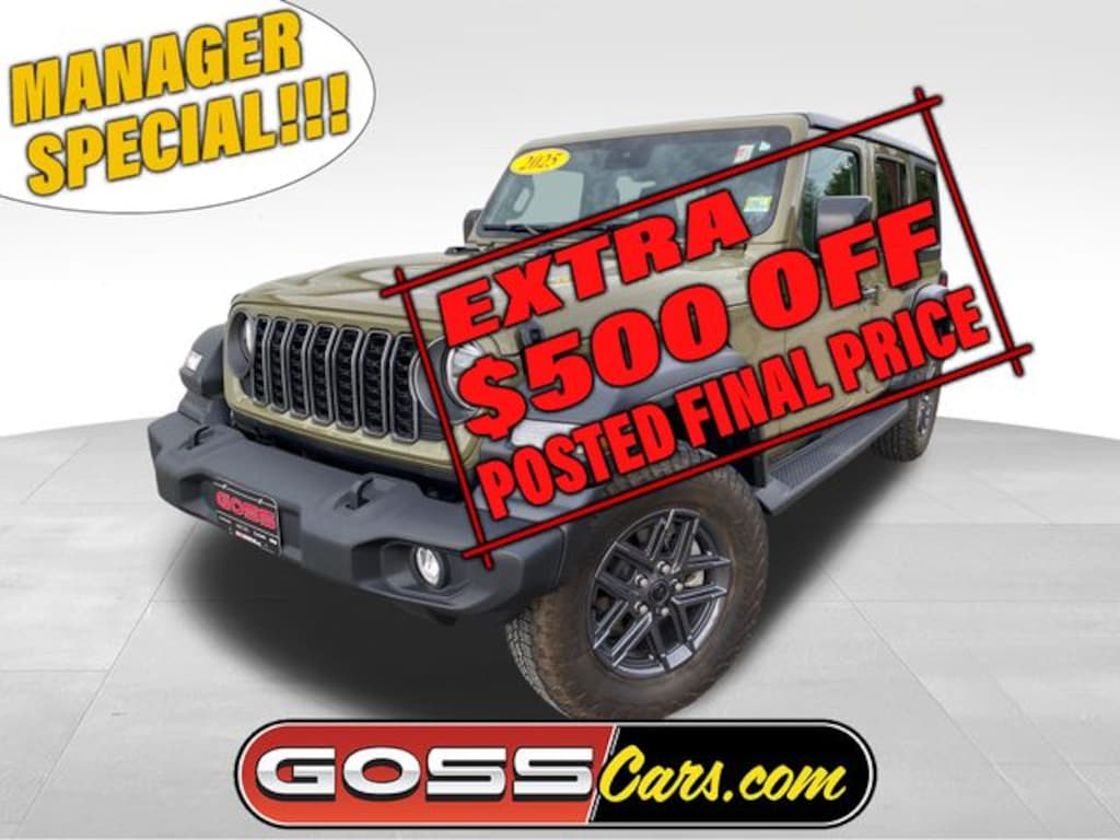 Certified 2025 Jeep Wrangler Sport S SUV