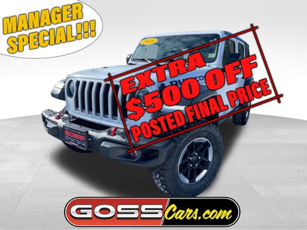Used 2018 Jeep Wrangler Unlimited Rubicon SUV