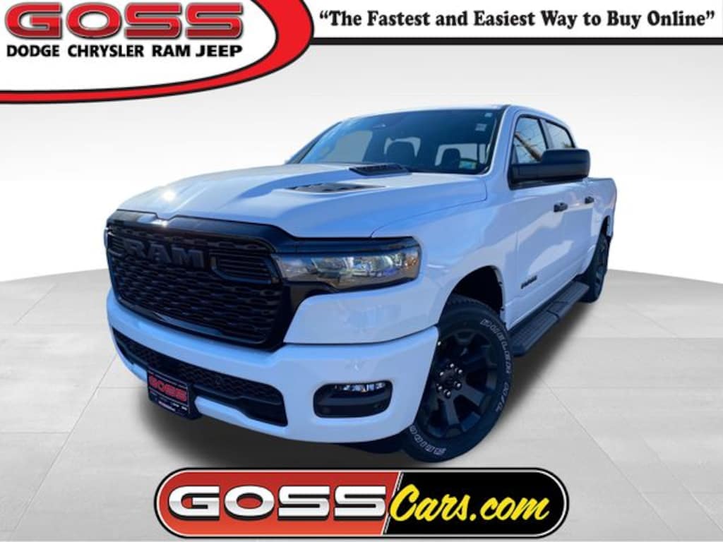 New 2025 Ram 1500 Tradesman Crew Cab 4x4 5'7 Box Pickup