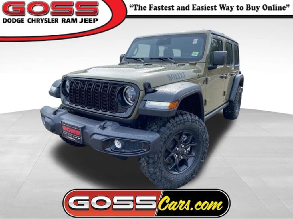 New 2026 Jeep Wrangler 4-DOOR WILLYS Sport Utility