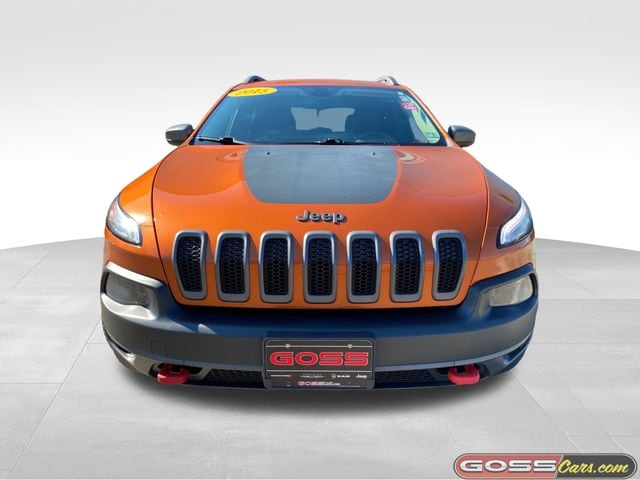 Used 2015 Jeep Cherokee Trailhawk with VIN 1C4PJMBS3FW759118 for sale in South Burlington, VT