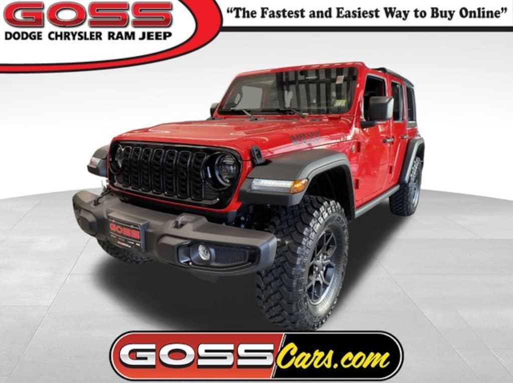 New 2026 Jeep Wrangler 4-DOOR WILLYS Sport Utility