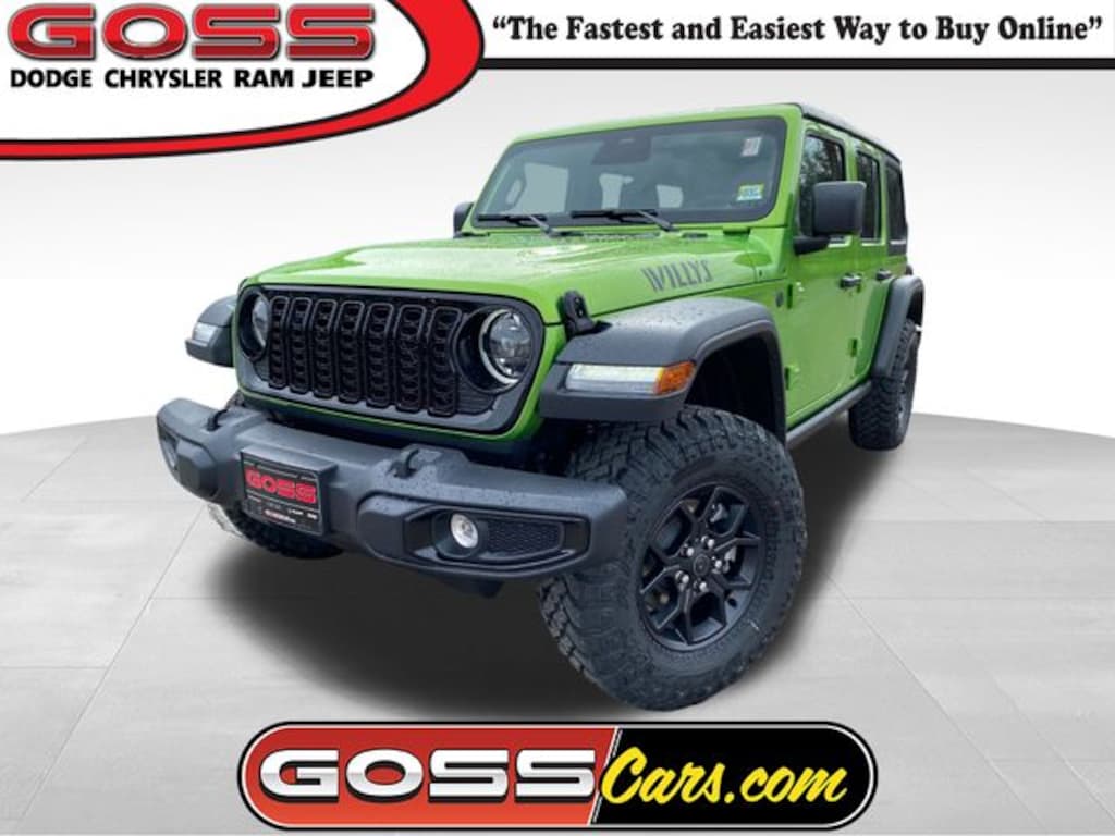 New 2026 Jeep Wrangler 4-DOOR WILLYS Sport Utility
