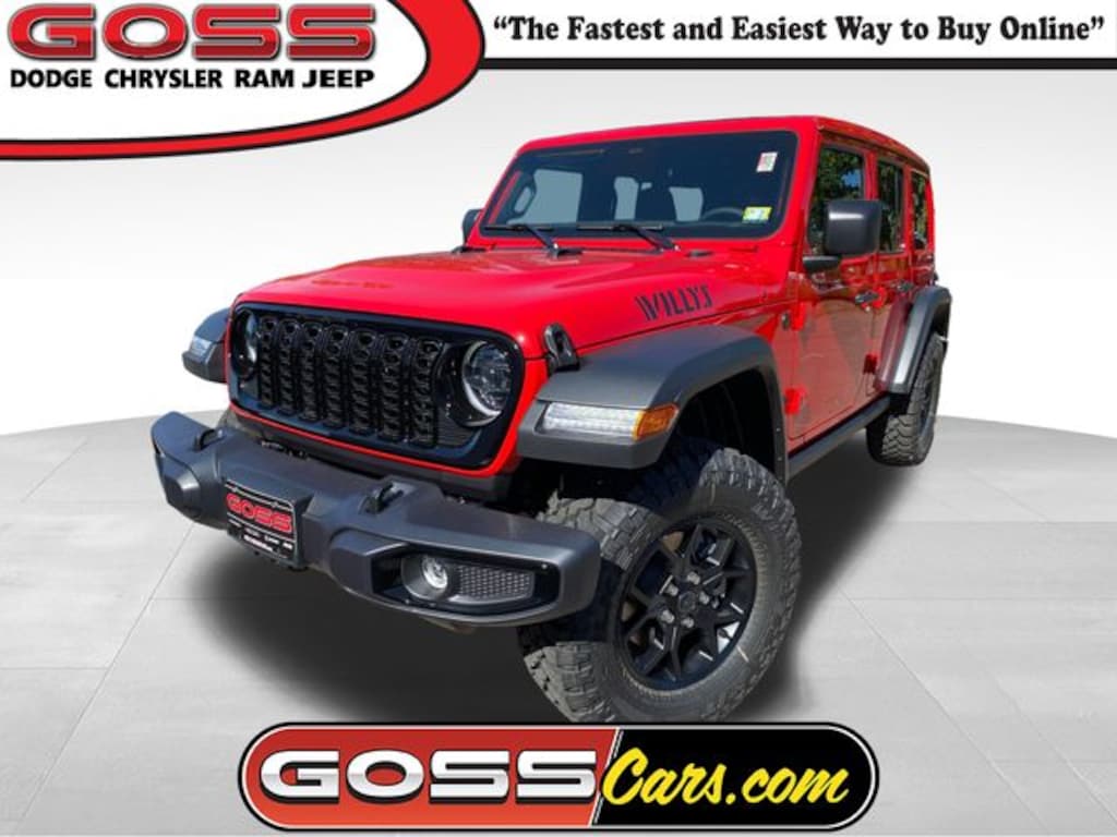 New 2025 Jeep Wrangler 4-DOOR WILLYS Sport Utility
