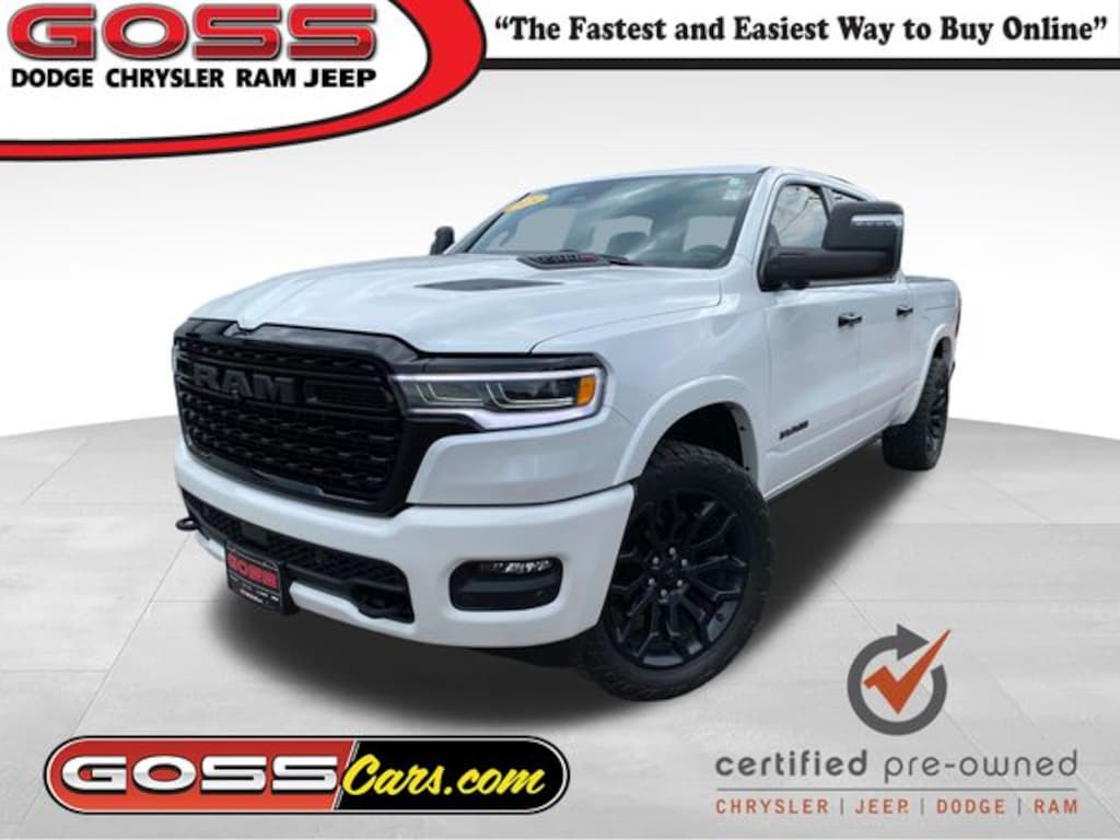 Certified 2025 Ram 1500 Limited Crew Cab Truck