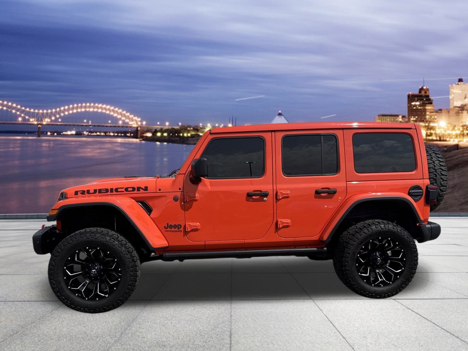 Used 2020 Jeep Wrangler Unlimited Rubicon with VIN 1C4HJXFG3LW194702 for sale in Memphis, TN