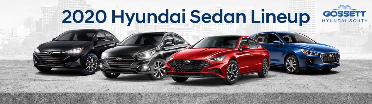 2020 Hyundai Sedan Lineup - Gossett Hyundai South - Memphis, TN