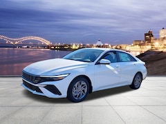 2026 Hyundai Elantra Hybrid Blue Sedan