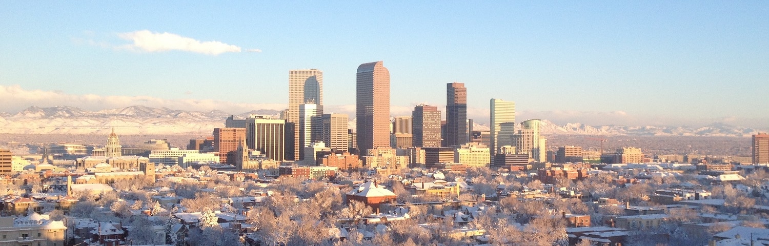 Denver, CO Scenic view of Denver, CO