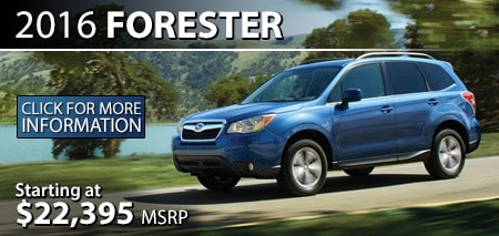 Learn
more about the 2016 Subaru Forester