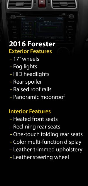 2016 Subaru Forester Features