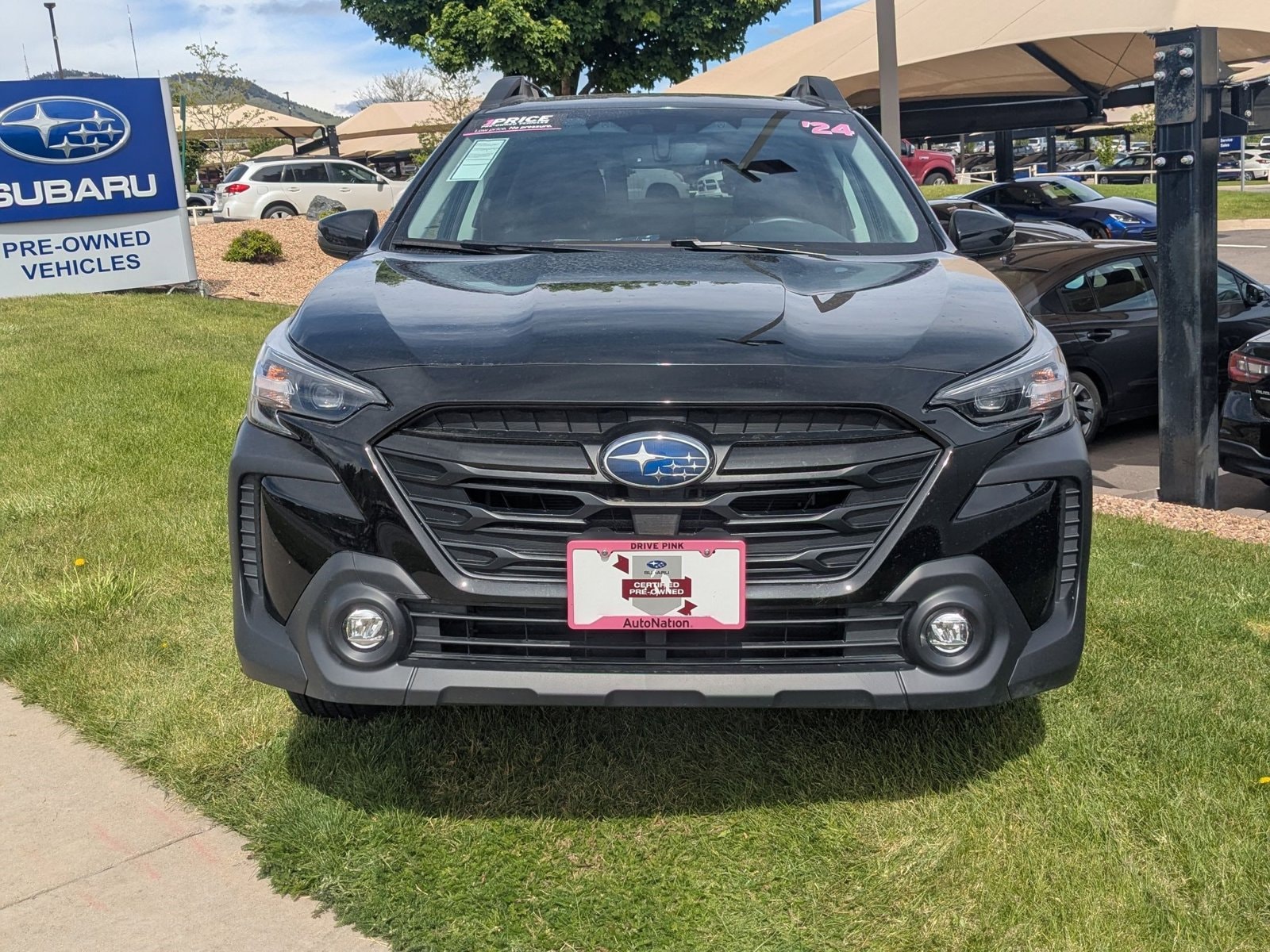Certified 2024 Subaru Outback Onyx Edition with VIN 4S4BTALC6R3185593 for sale in Golden, CO