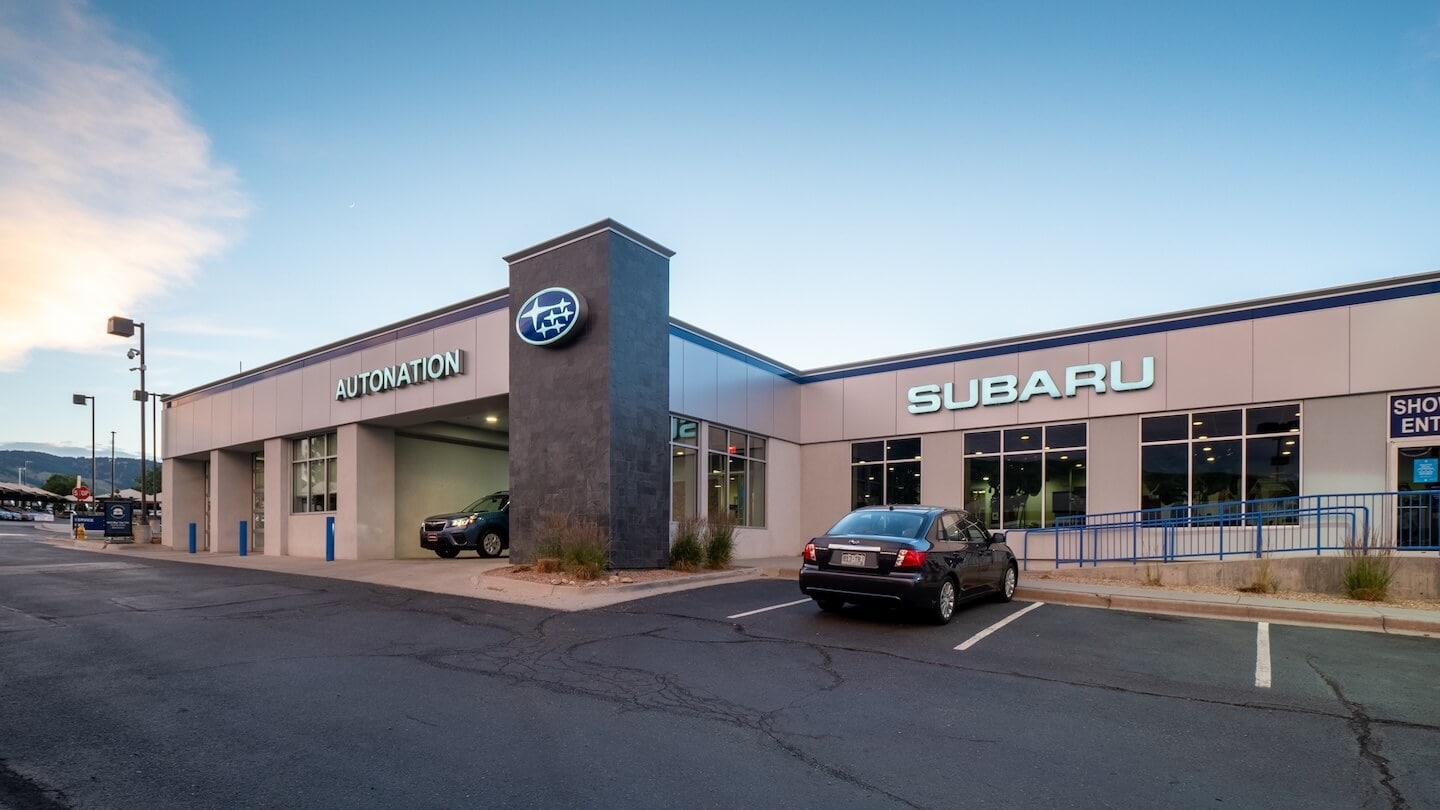 Exterior view of AutoNation Subaru West