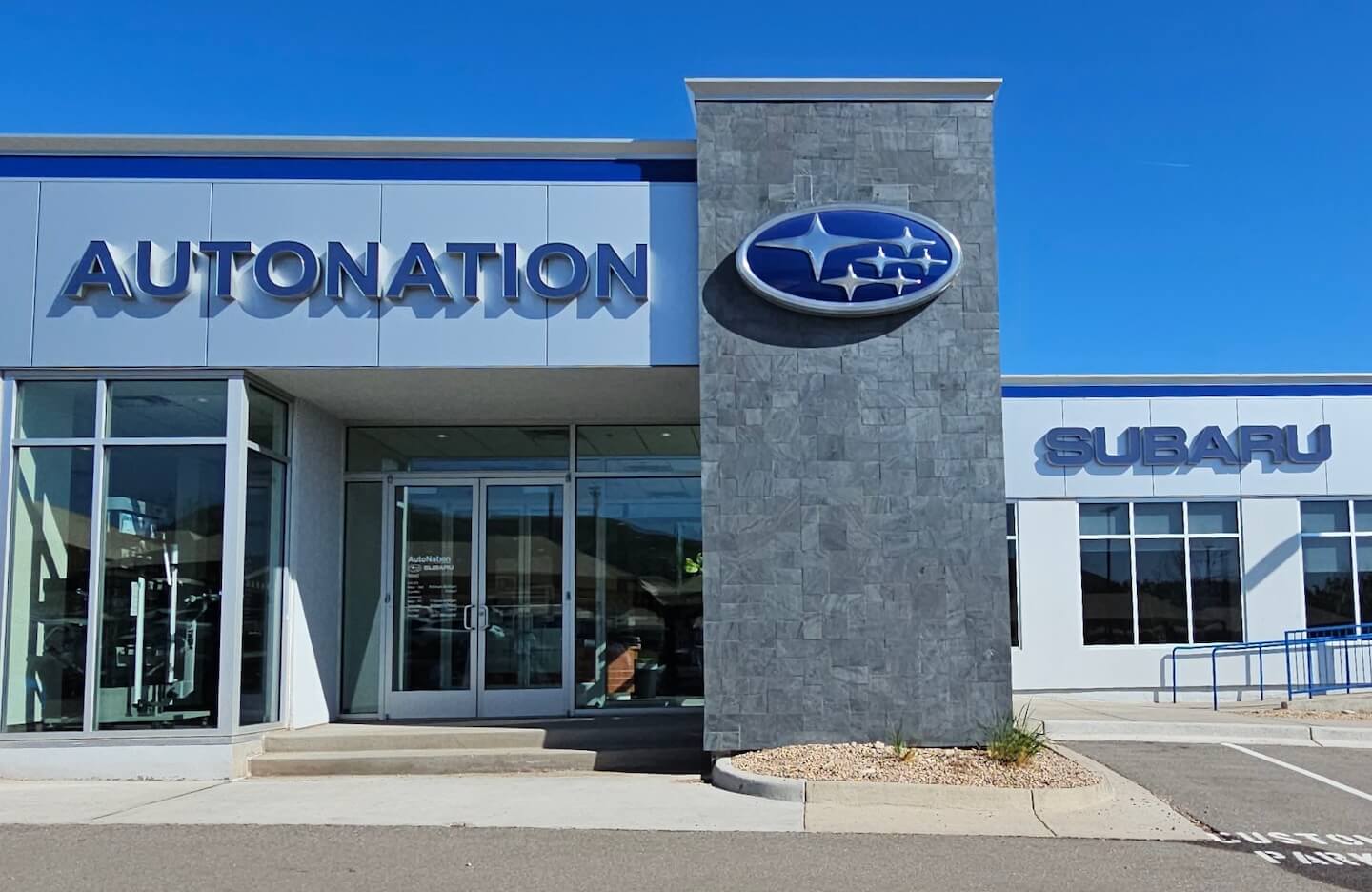 Exterior view of AutoNation Subaru West