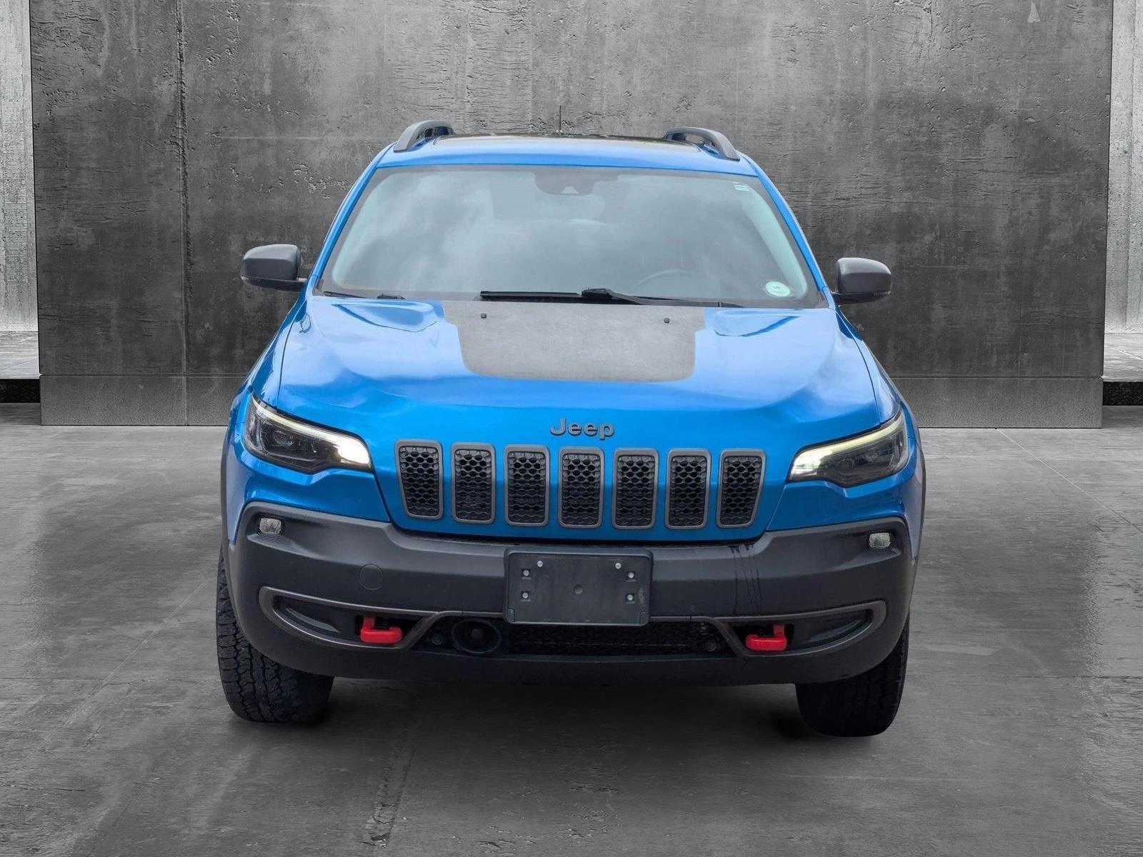 Used 2021 Jeep Cherokee Trailhawk with VIN 1C4PJMBXXMD142304 for sale in Golden, CO