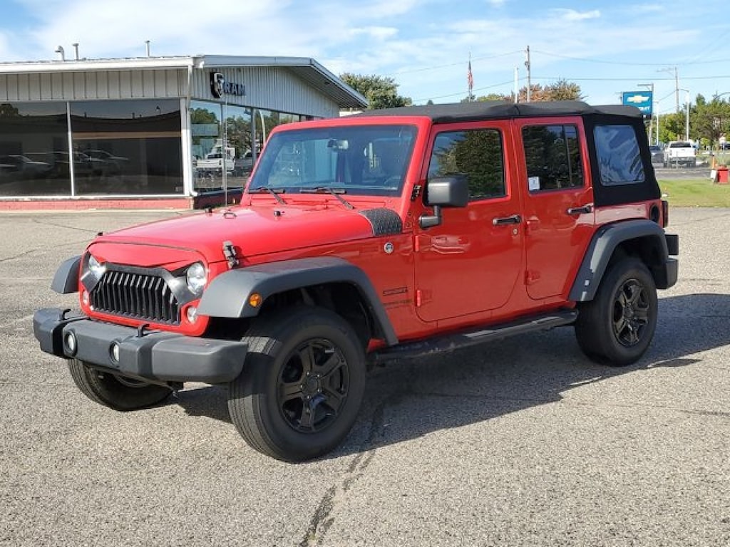 Used 2018 Jeep Wrangler JK Unlimited Sport S SUV