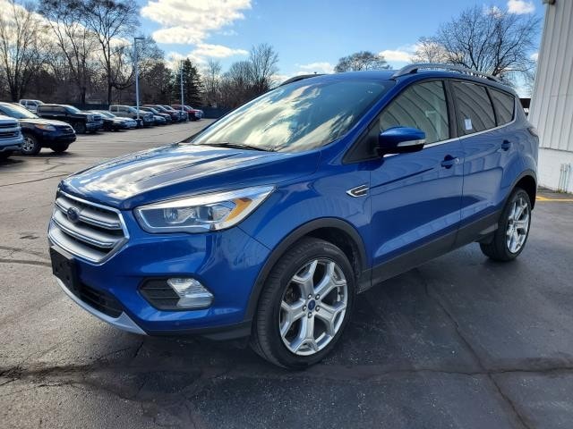 Used 2018 Ford Escape Titanium with VIN 1FMCU9J94JUD31950 for sale in Mount Pleasant, MI