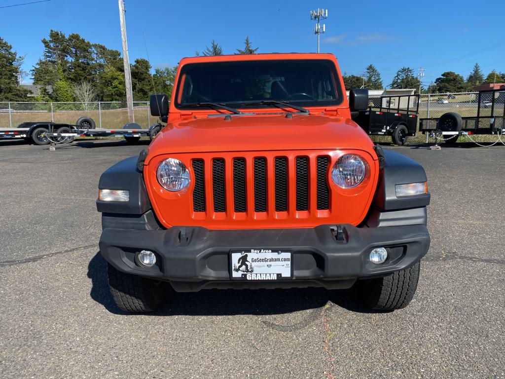 Used 2020 Jeep Wrangler Sport S with VIN 1C4GJXAN3LW183345 for sale in Coos Bay, OR