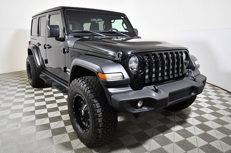 Used 2018 Jeep All-New Wrangler Unlimited Sport with VIN 1C4HJXDG6JW296902 for sale in Mansfield, OH