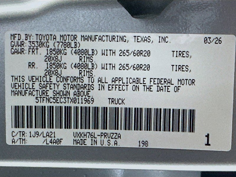 2026 Toyota Tundra Platinum - Photo 24