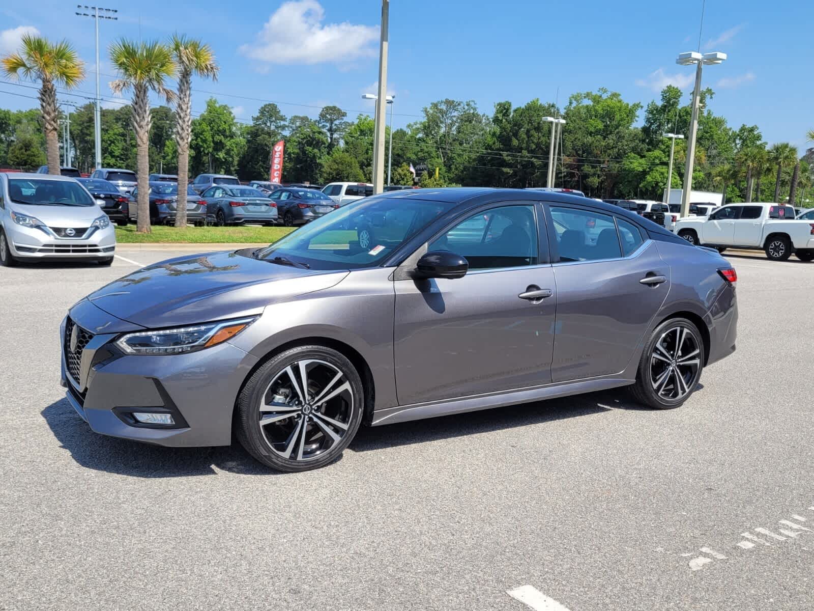 Used 2021 Nissan Sentra SR with VIN 3N1AB8DV1MY293263 for sale in Savannah, GA