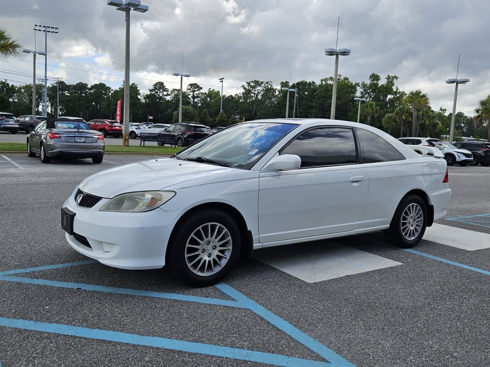 Used 2005 Honda Civic EX with VIN 1HGEM22985L053490 for sale in Savannah, GA