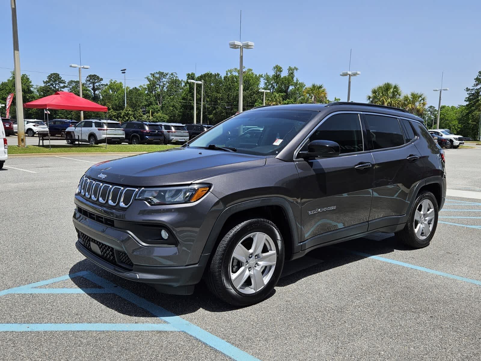 Used 2022 Jeep Compass Latitude with VIN 3C4NJCBB5NT224992 for sale in Savannah, GA