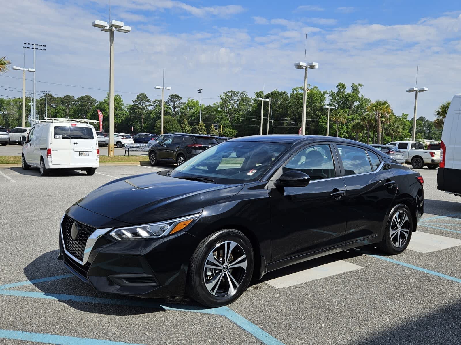 Used 2022 Nissan Sentra SV with VIN 3N1AB8CV7NY317018 for sale in Savannah, GA